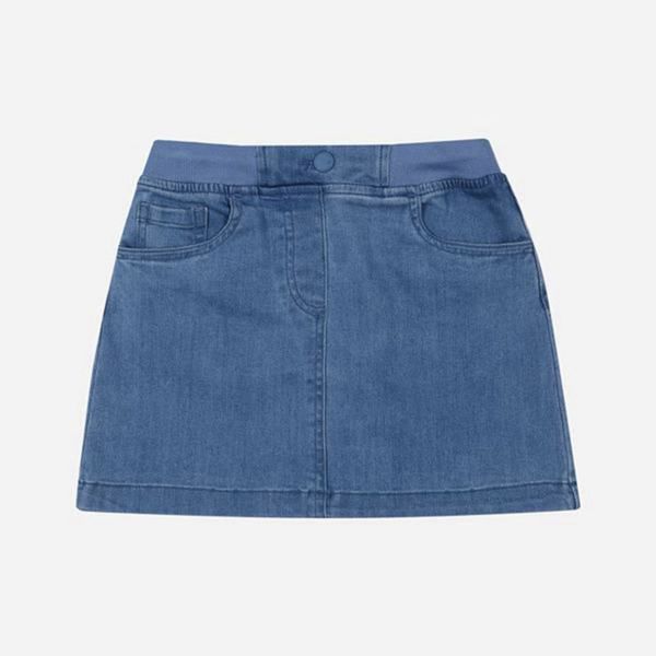 Fila Heritage Denim Girl's Skirts - Blue,NZ 369-92341